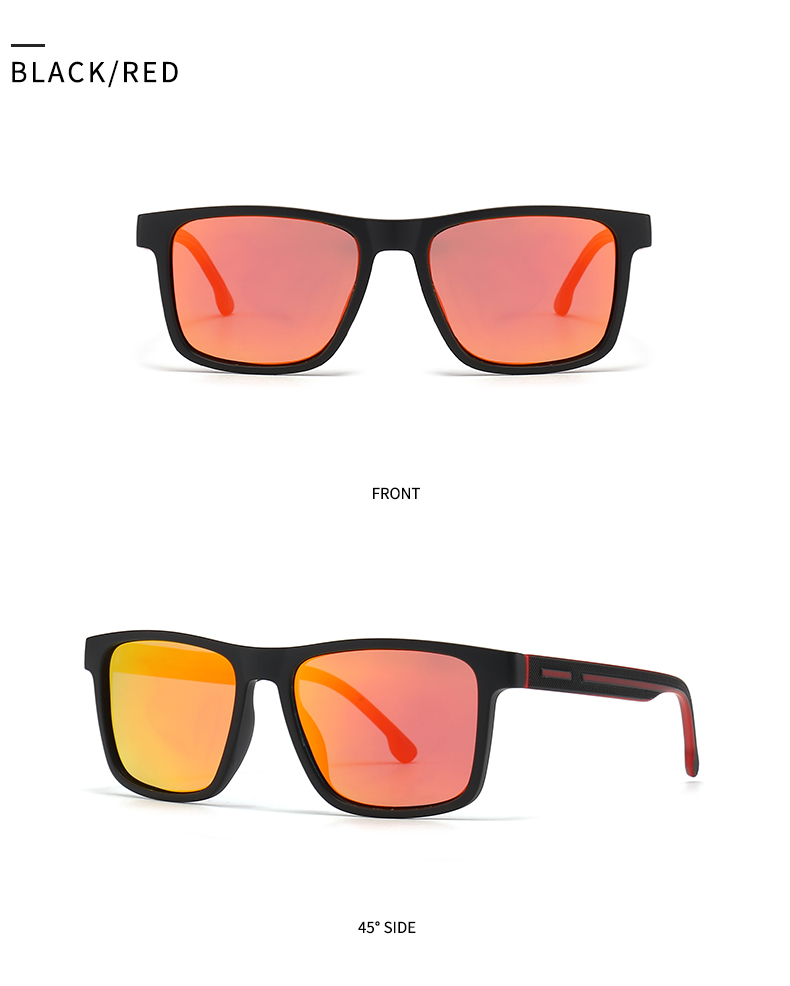 Modern Style Solid Color Pc Square Full Frame Men's Sunglasses display picture 13
