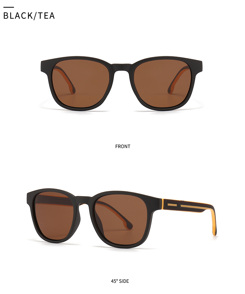 Modern Style Solid Color Pc Round Frame Full Frame Men's Sunglasses display picture 5