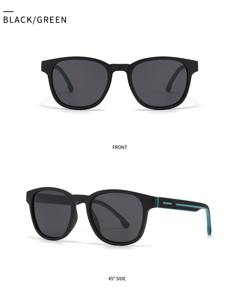 Modern Style Solid Color Pc Round Frame Full Frame Men's Sunglasses display picture 8