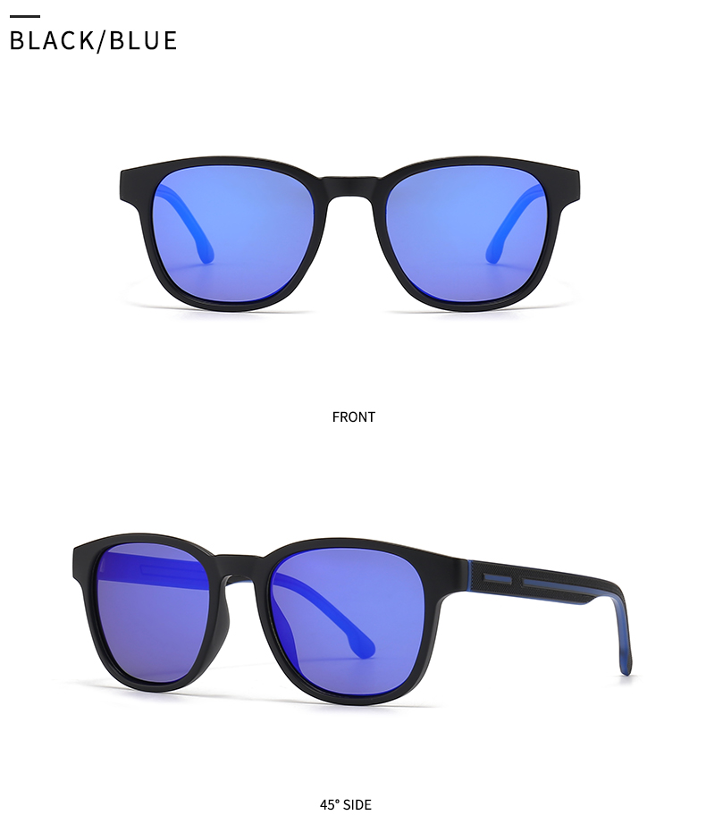 Modern Style Solid Color Pc Round Frame Full Frame Men's Sunglasses display picture 10