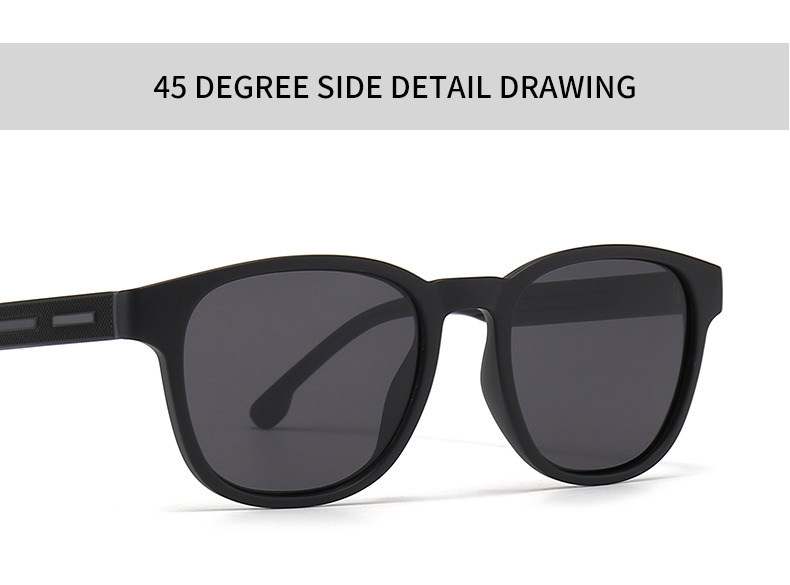 Modern Style Solid Color Pc Round Frame Full Frame Men's Sunglasses display picture 15