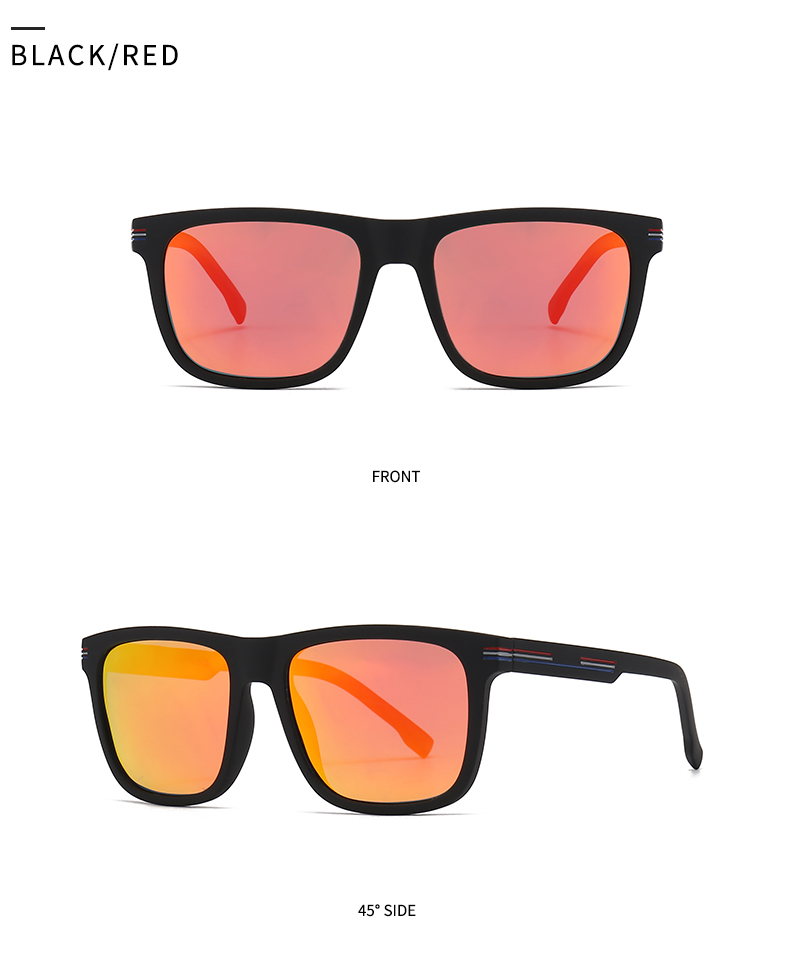 Modern Style Solid Color Pc Square Full Frame Men's Sunglasses display picture 16