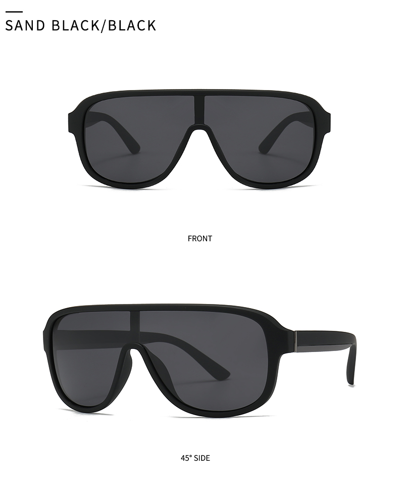 Modern Style Streetwear Solid Color Pc Toad Glasses Full Frame Men's Sunglasses display picture 2
