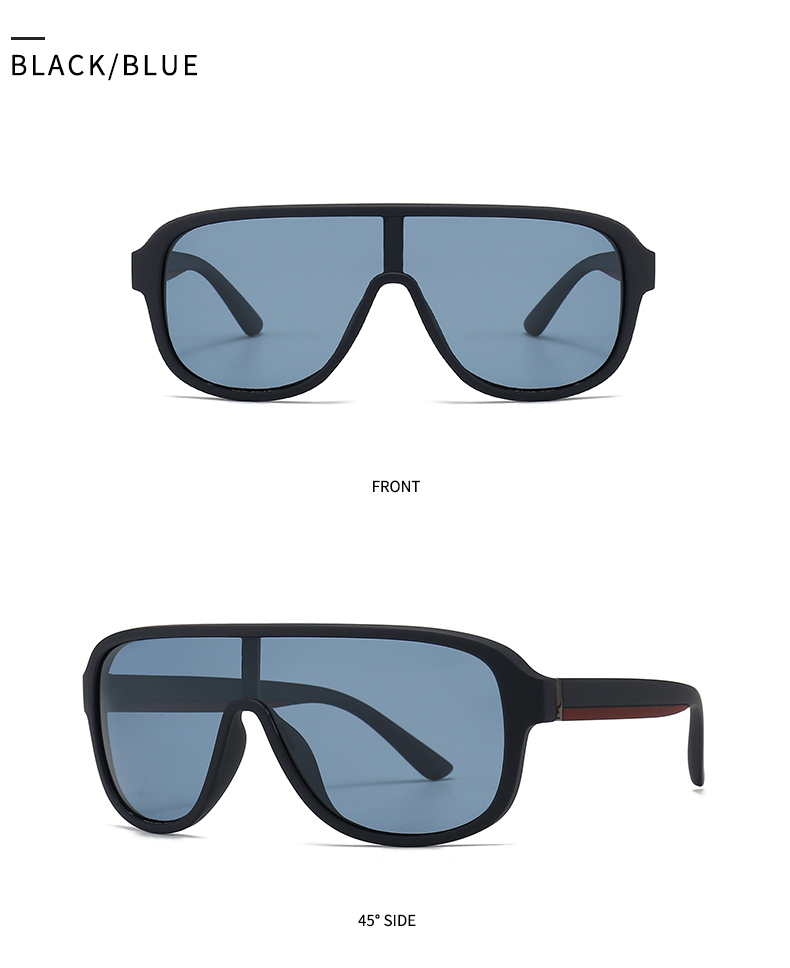 Modern Style Streetwear Solid Color Pc Toad Glasses Full Frame Men's Sunglasses display picture 8
