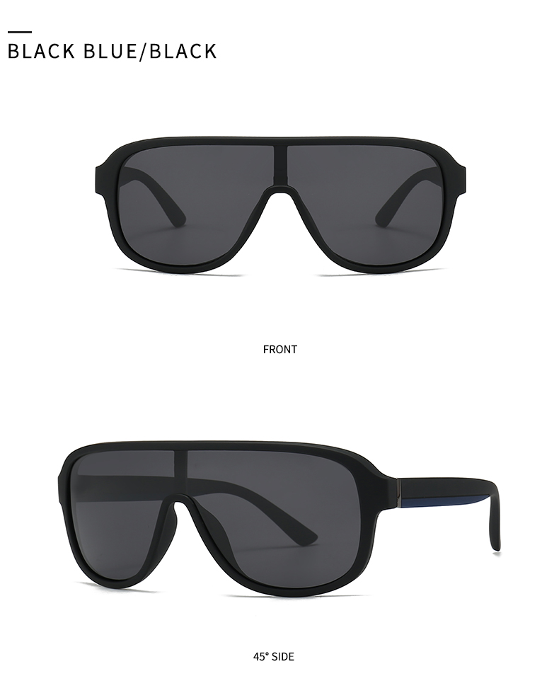 Modern Style Streetwear Solid Color Pc Toad Glasses Full Frame Men's Sunglasses display picture 10