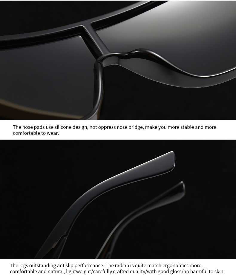 Modern Style Streetwear Solid Color Pc Toad Glasses Full Frame Men's Sunglasses display picture 18