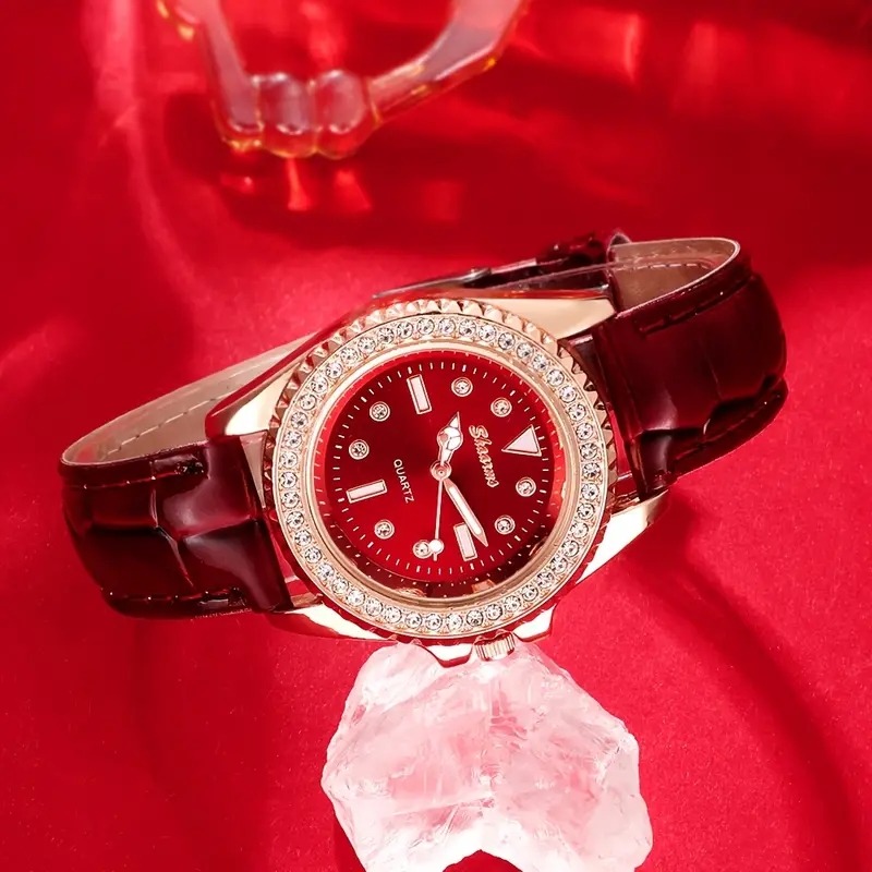 Casual Elegant Geometric Buckle Quartz Women's Watches display picture 5