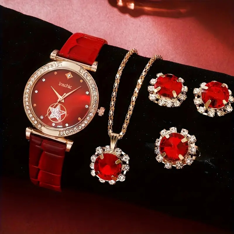 Casual Elegante Estrella Hebilla Cuarzo Relojes De Mujer display picture 8