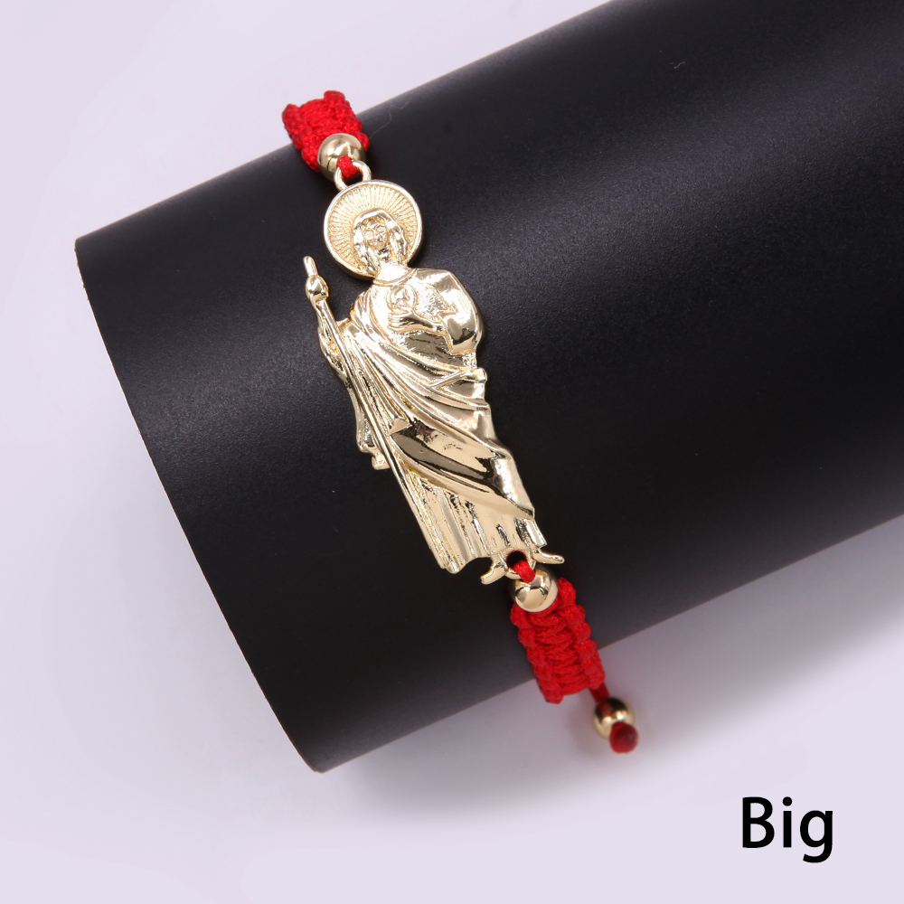 Retro Human Rope Copper Knitting Enamel Plating 18k Gold Plated Unisex Bracelets display picture 3
