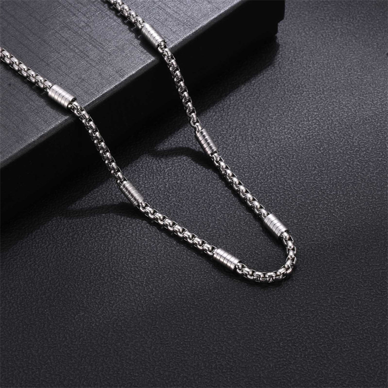 Hip-hop Geometric Stainless Steel Unisex Necklace display picture 4