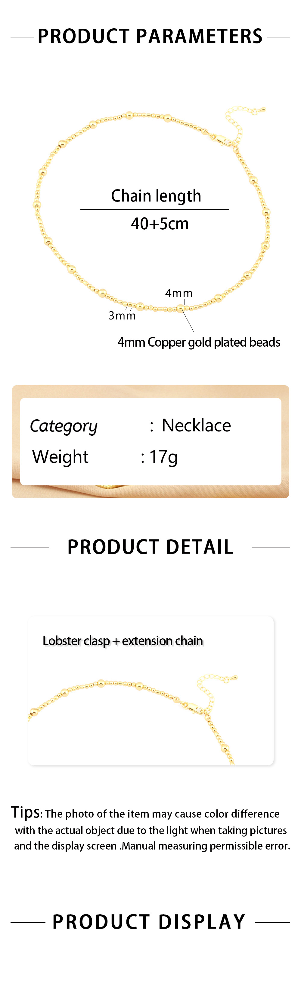 Ig Style Elegant Simple Style Geometric Freshwater Pearl Copper Beaded Plating 18k Gold Plated Necklace display picture 1
