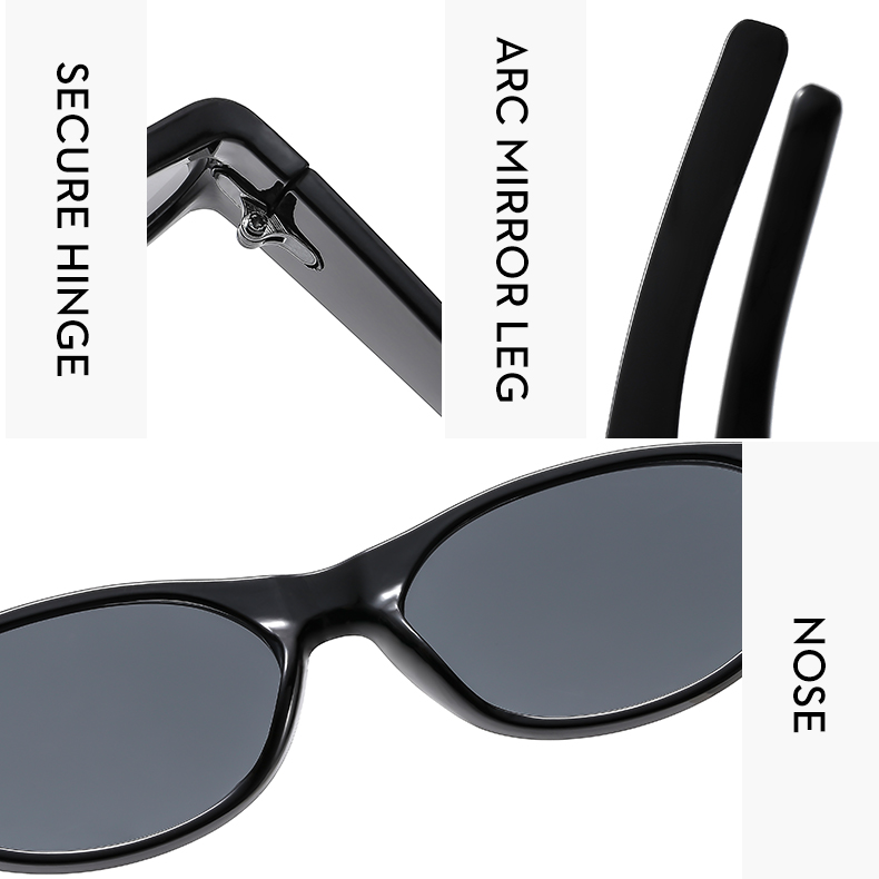 Casual Vacation Geometric Ac Oval Frame Full Frame Men's Sunglasses display picture 12