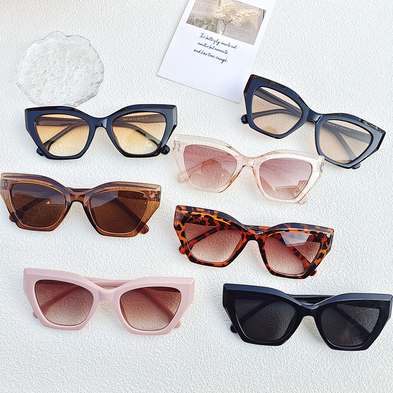 Ig Style Simple Style Solid Color Pc Resin Cat Eye Full Frame Women's Sunglasses display picture 6