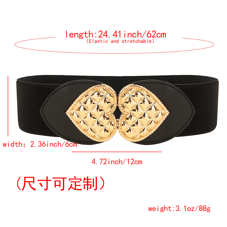 Classic Style Heart Shape Pu Leather Women's Leather Belts display picture 11
