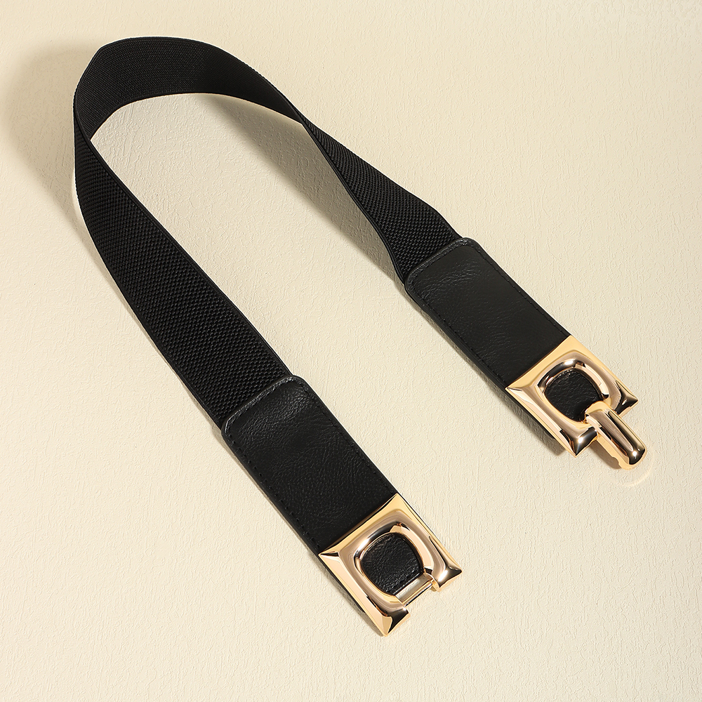 Vacation Modern Style Classic Style Solid Color Pu Leather Alloy Buckle Women's Leather Belts display picture 2
