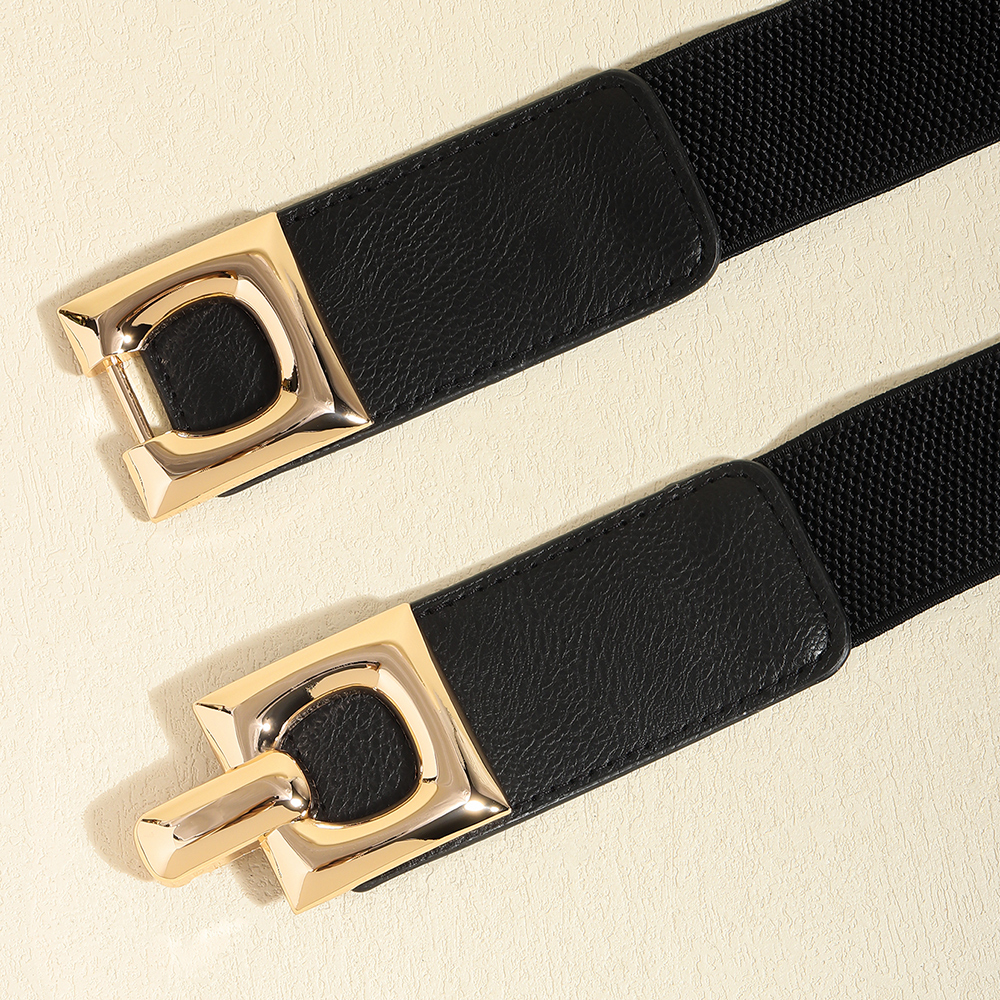 Vacation Modern Style Classic Style Solid Color Pu Leather Alloy Buckle Women's Leather Belts display picture 4