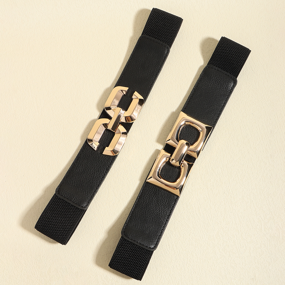 Vacation Modern Style Classic Style Solid Color Pu Leather Alloy Buckle Women's Leather Belts display picture 9