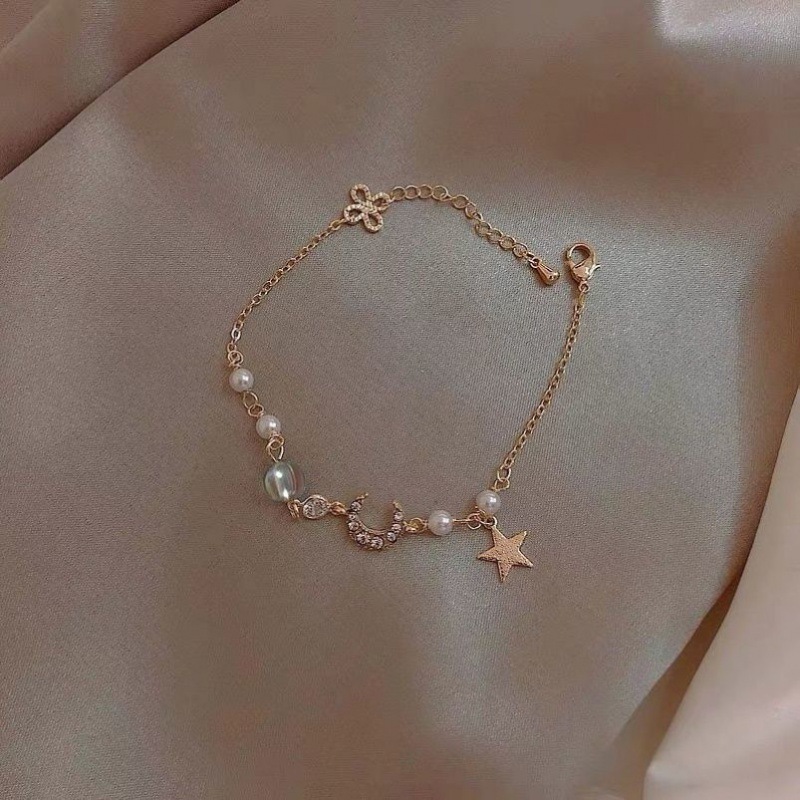 Princesse Mignon Romantique Star Lune Alliage De Gros Bracelets display picture 8