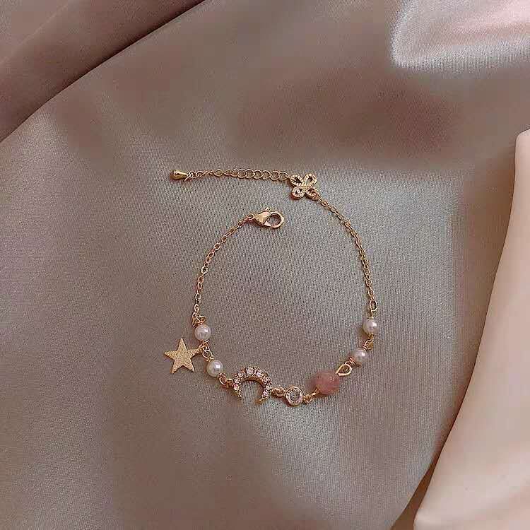 Princess Cute Romantic Star Moon Alloy Wholesale Bracelets display picture 13