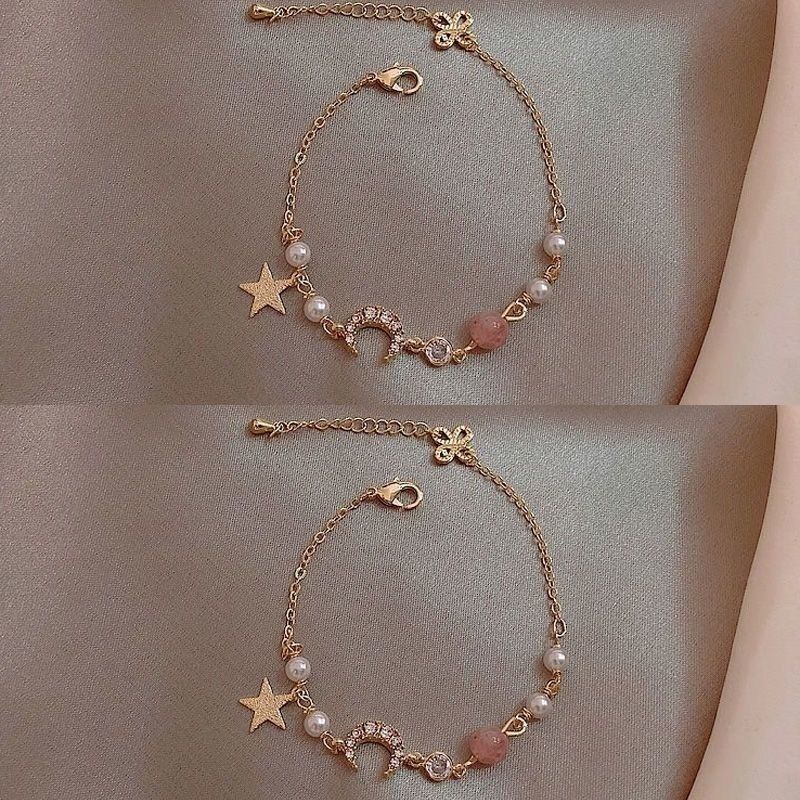 Princesse Mignon Romantique Star Lune Alliage De Gros Bracelets display picture 17