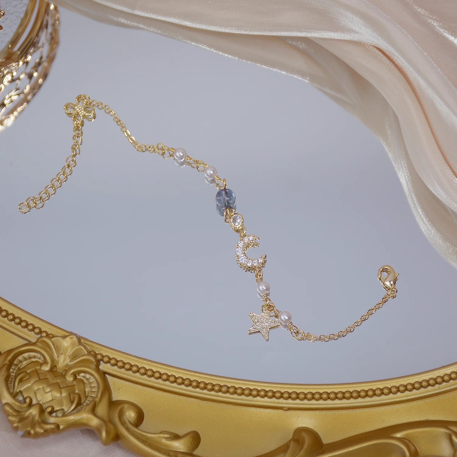 Princesse Mignon Romantique Star Lune Alliage De Gros Bracelets display picture 19