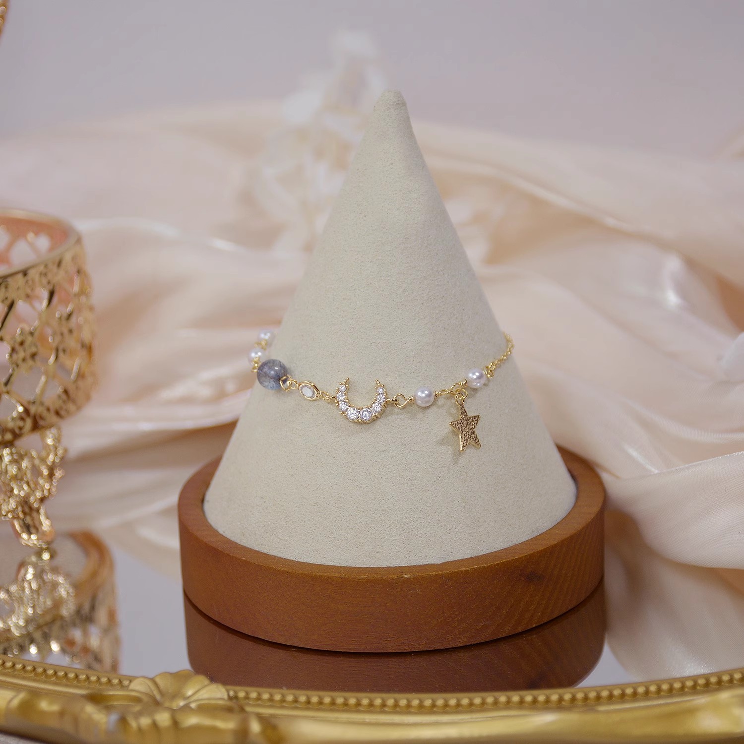 Princesse Mignon Romantique Star Lune Alliage De Gros Bracelets display picture 18