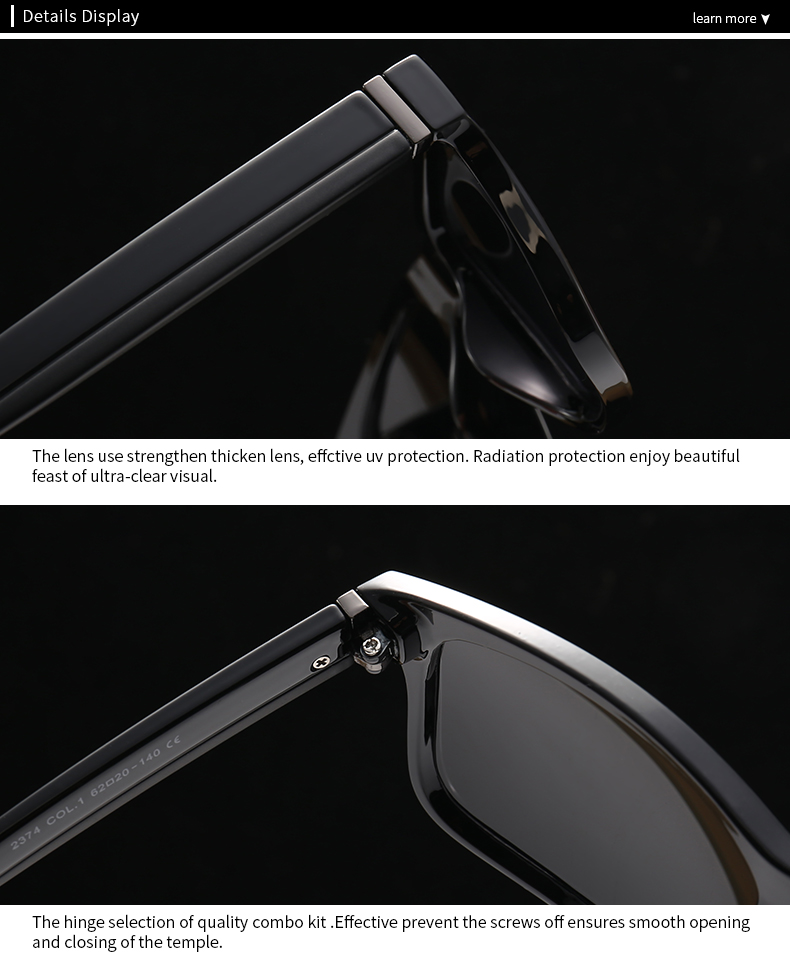 Modern Style Solid Color Pc Square Patchwork Full Frame Men's Sunglasses display picture 21