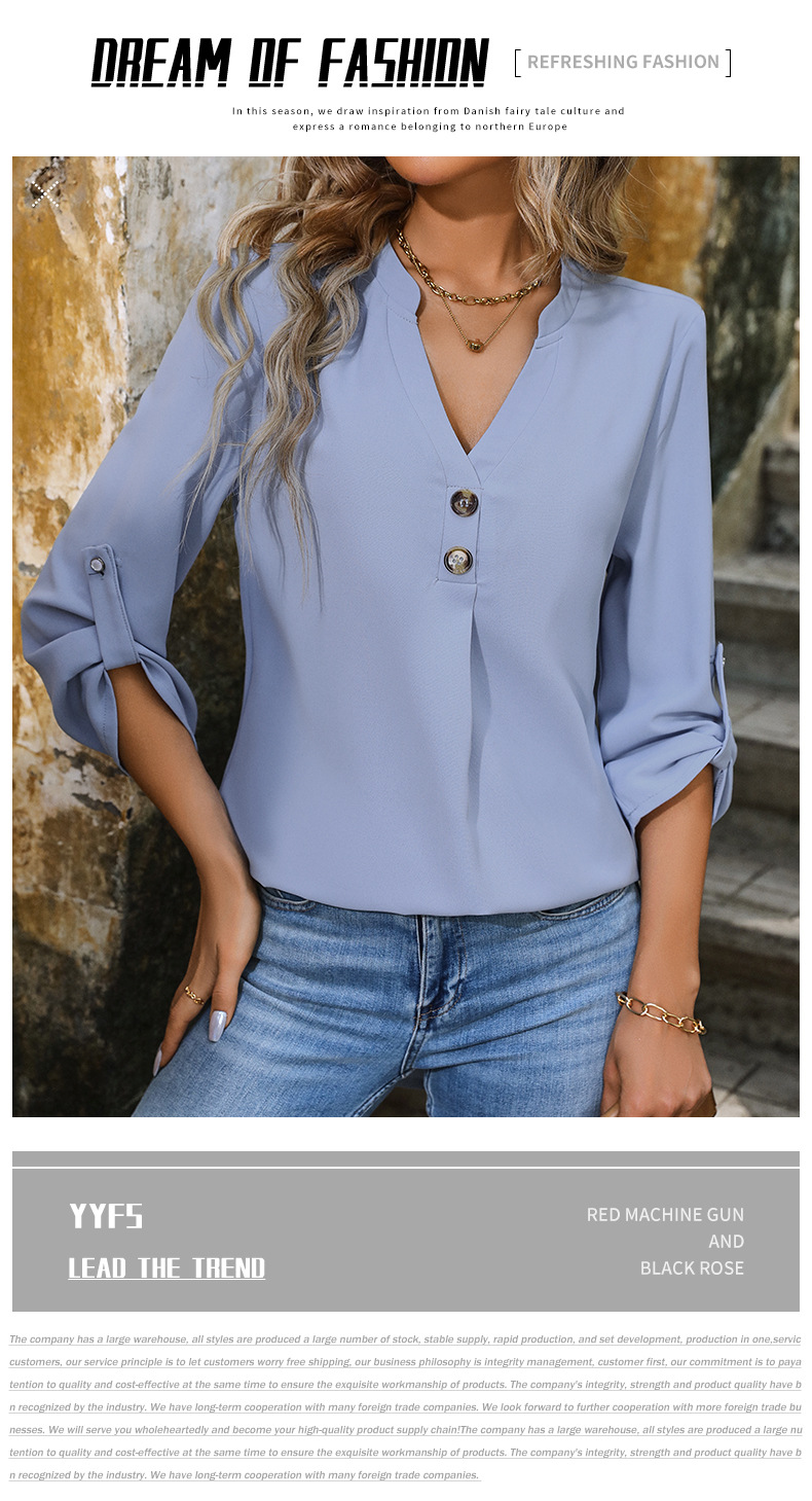 Women's Blouse Short Sleeve Blouses Casual Classic Style Solid Color display picture 1