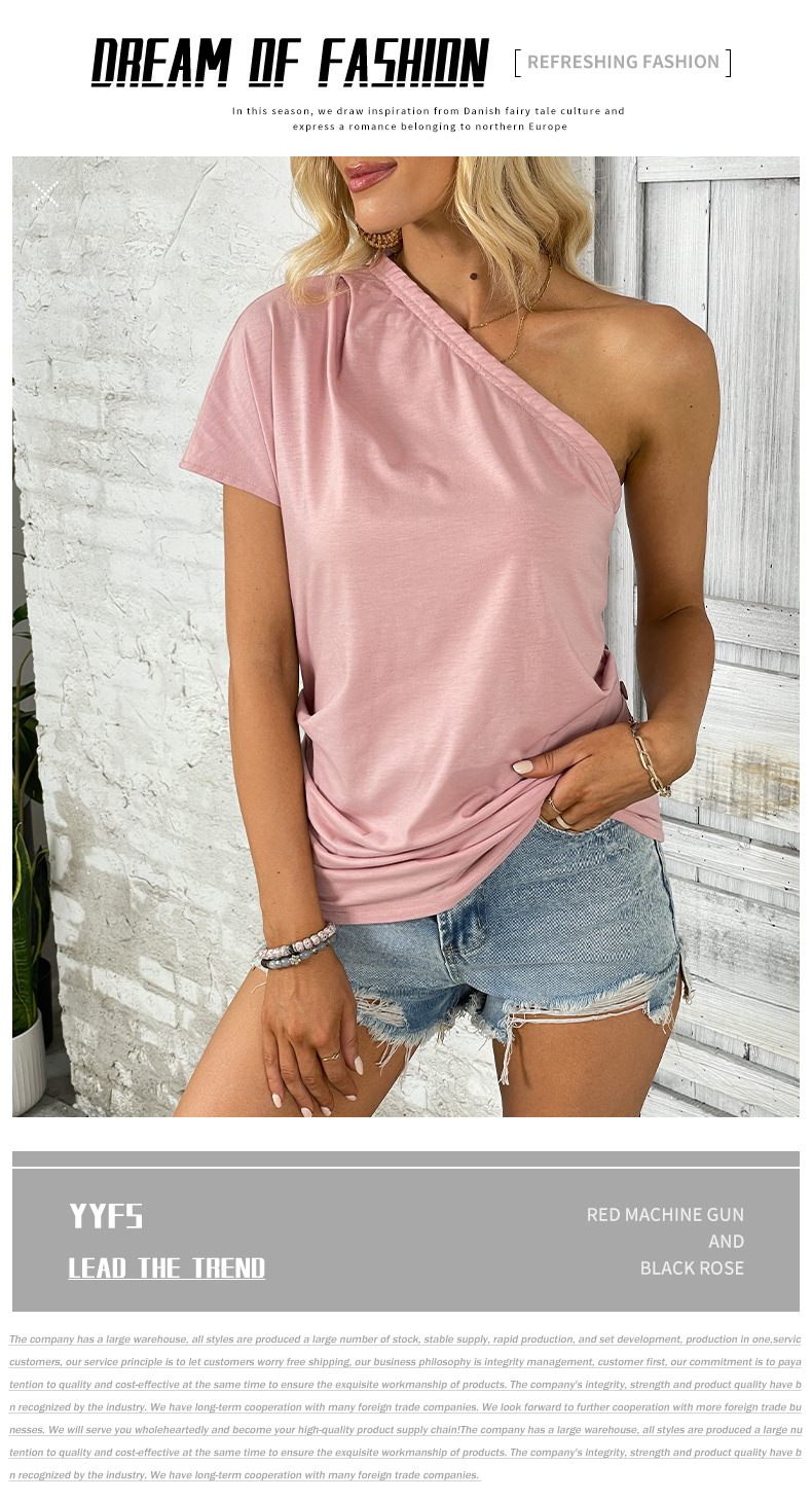 Women's T-shirt Short Sleeve T-shirts Casual Basic Solid Color display picture 1