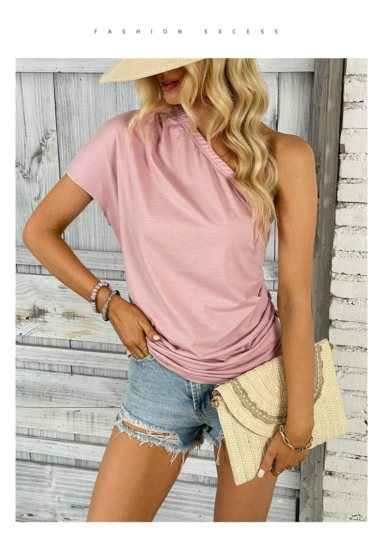 Women's T-shirt Short Sleeve T-shirts Casual Basic Solid Color display picture 2