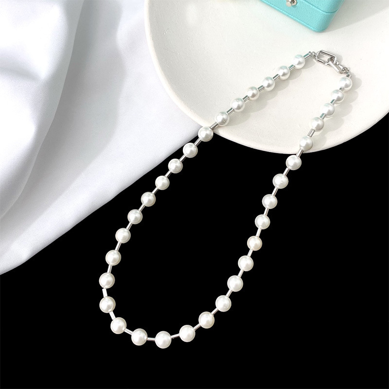 Einfacher Stil Perle Künstliche Perle Künstliche Perlen Frau Halskette display picture 4