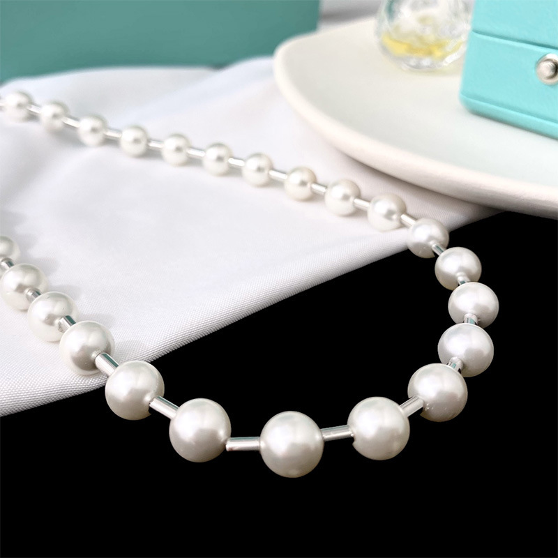 Einfacher Stil Perle Künstliche Perle Künstliche Perlen Frau Halskette display picture 7