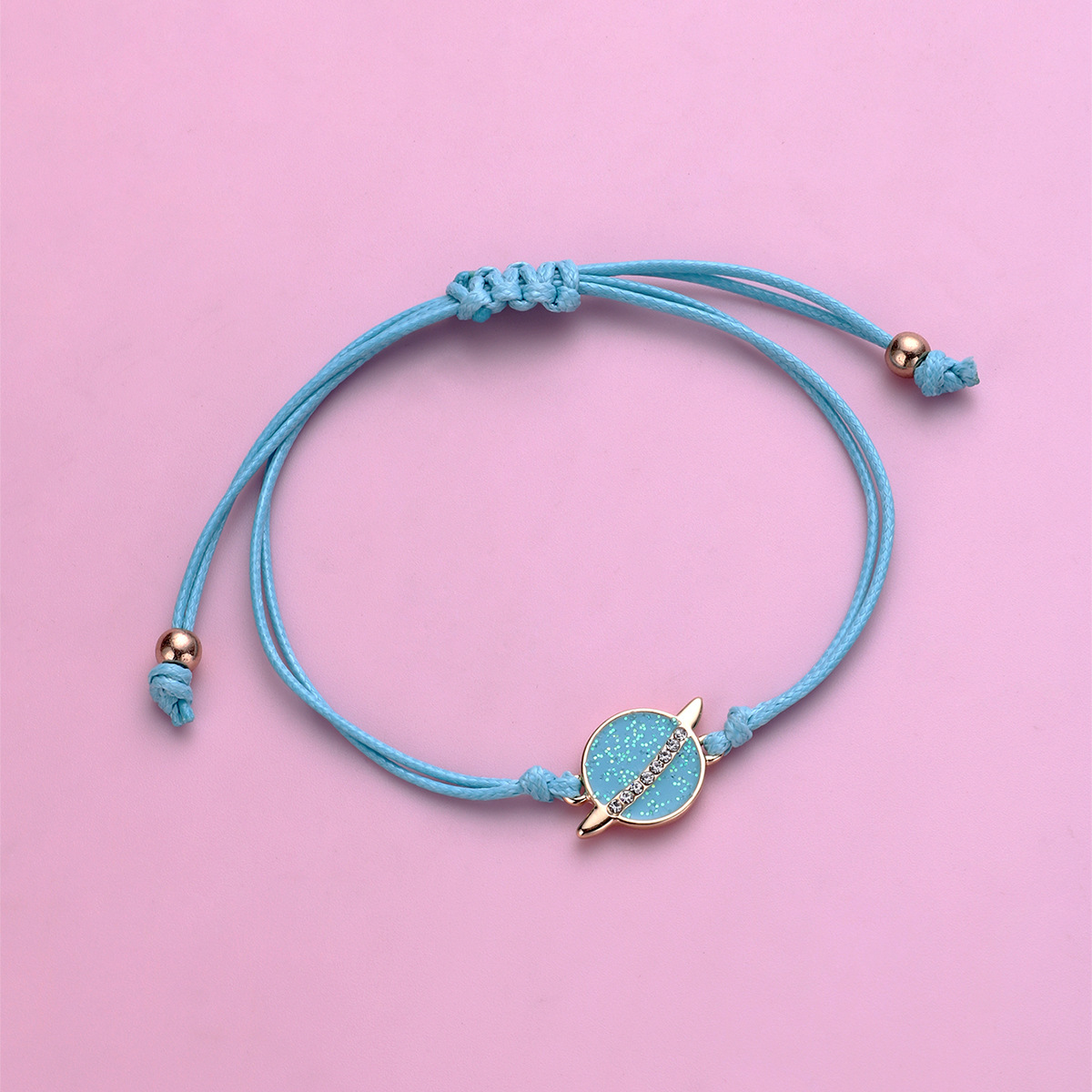 Casual Cute Animal Rainbow Heart Shape Alloy Rope Enamel Women's Bracelets display picture 4