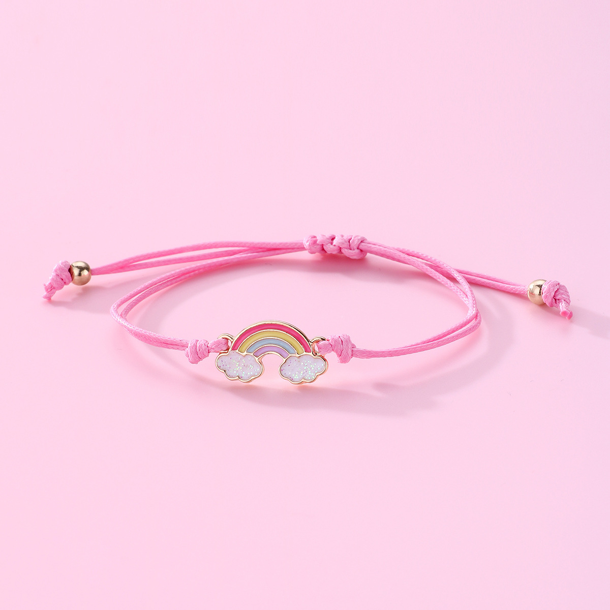 Décontractée Mignon Animal Arc-En-Ciel Forme De Cœur Alliage Corde Émail Femmes Bracelets display picture 11