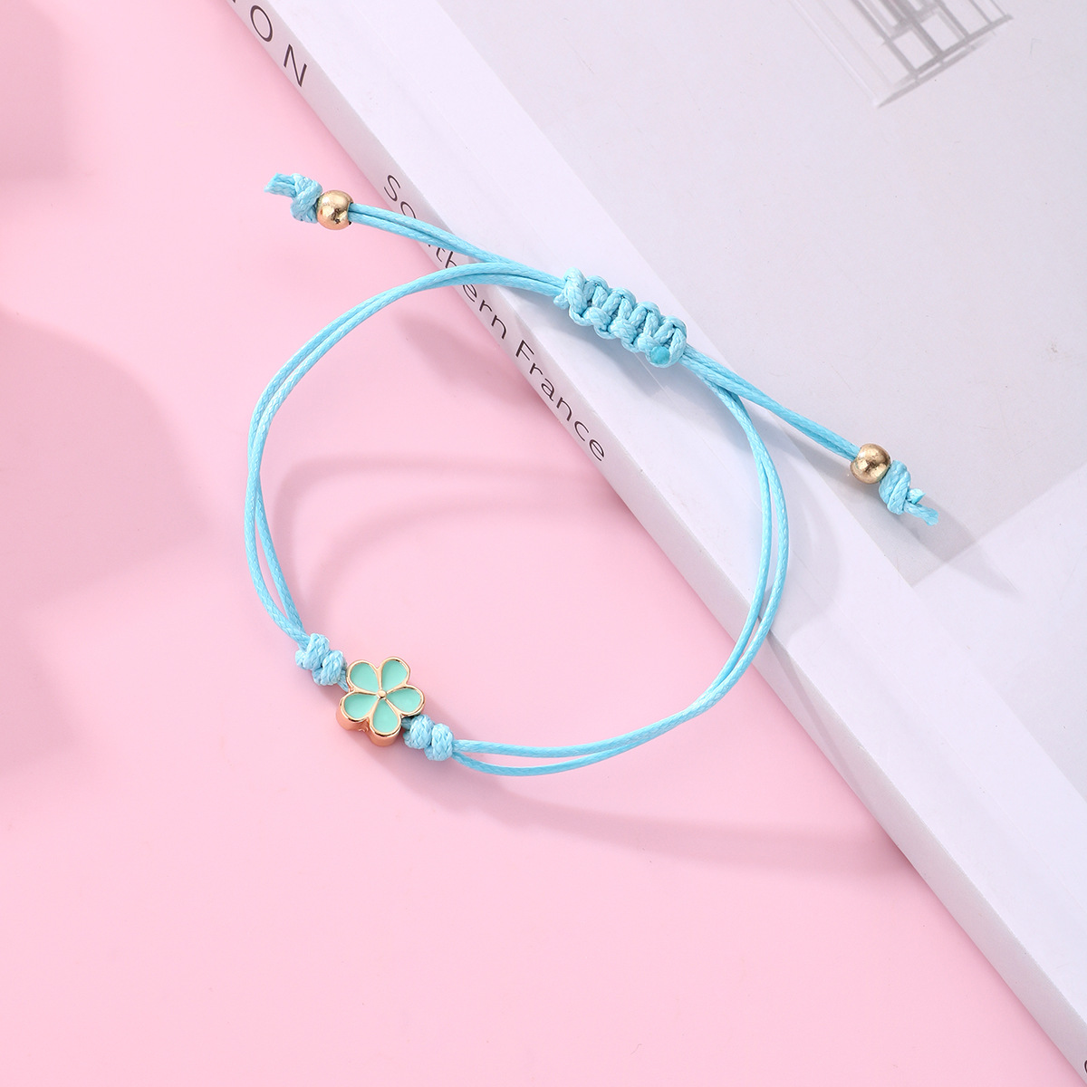 Casual Cute Animal Rainbow Heart Shape Alloy Rope Women's Bracelets display picture 3