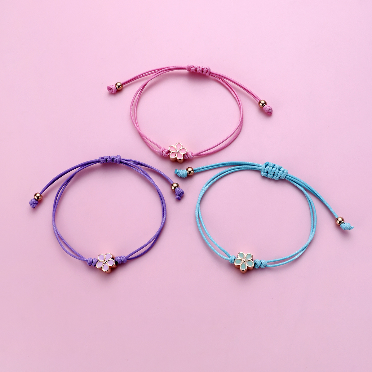 Casual Cute Animal Rainbow Heart Shape Alloy Rope Women's Bracelets display picture 11
