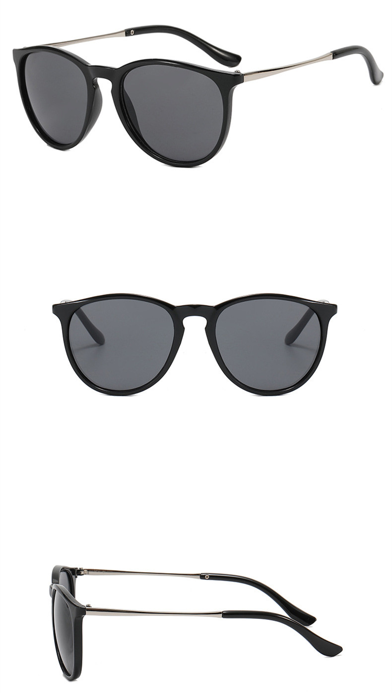 Casual Simple Style Geometric Ac Round Frame Full Frame Women's Sunglasses display picture 7