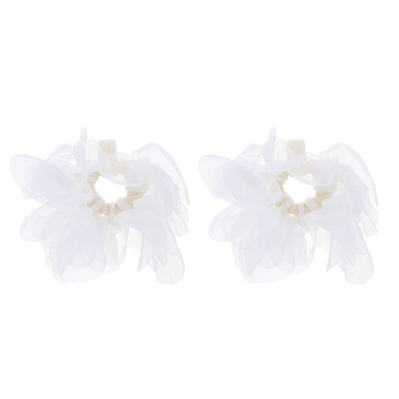 1 Pair Sweet Flower Arylic Cloth Drop Earrings display picture 10