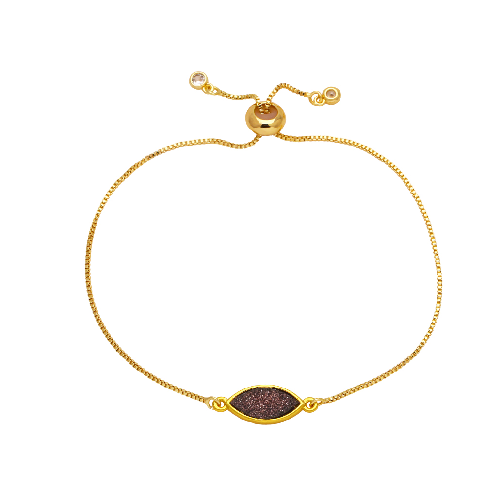 Simple Style Geometric Copper Plating 18k Gold Plated Bracelets display picture 5