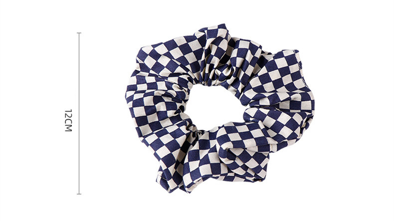 Women's Sweet Simple Style Plaid Cloth Hair Tie display picture 5