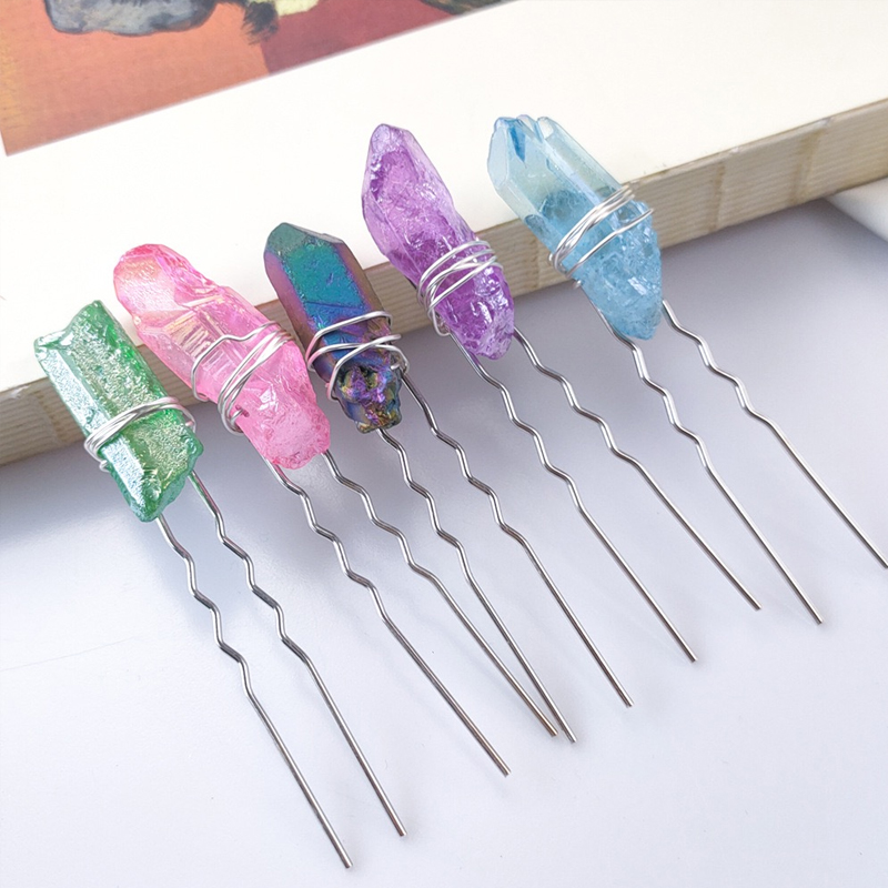 Women's Ig Style Geometric Alloy Handmade Inlay Crystal Hairpin display picture 5