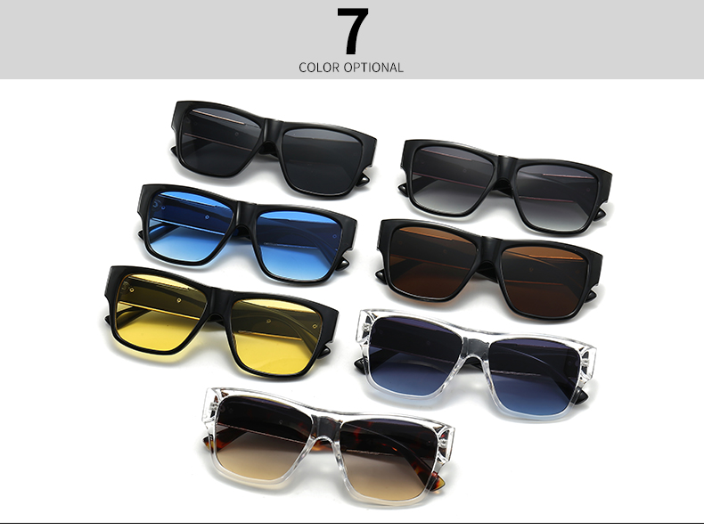 Modern Style Streetwear Geometric Pc Square Full Frame Women's Sunglasses display picture 5
