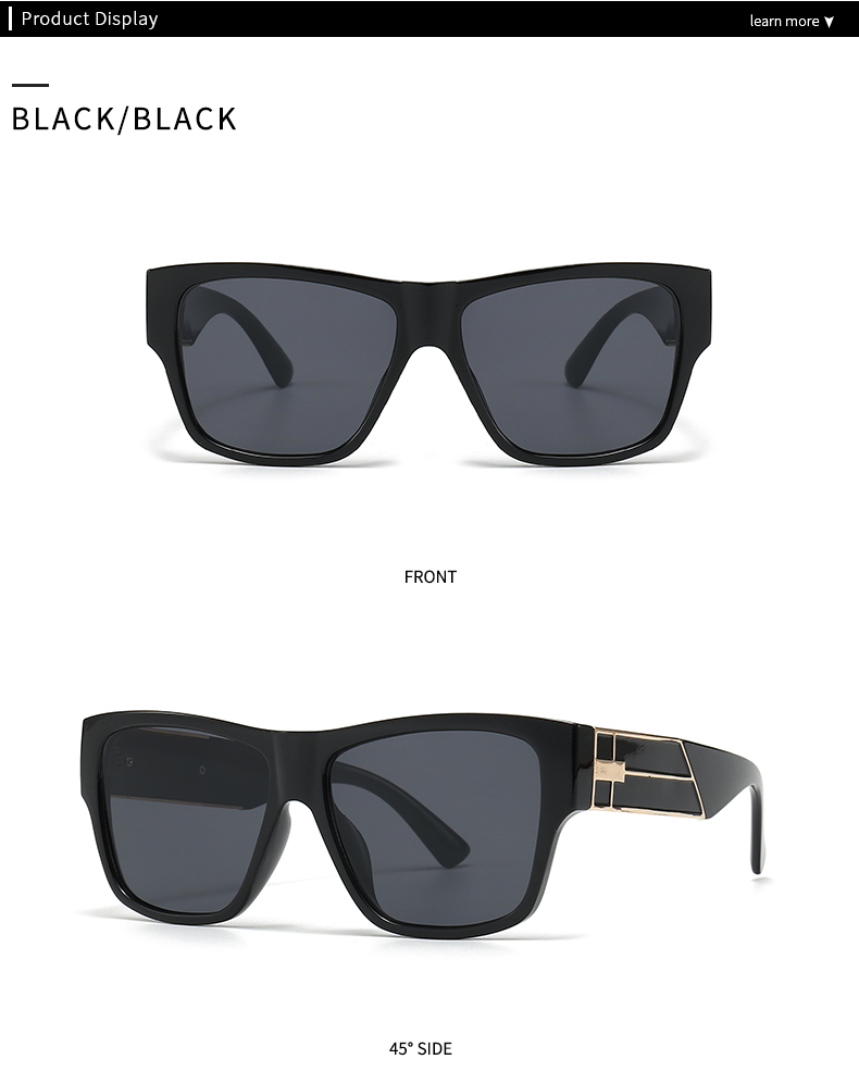 Modern Style Streetwear Geometric Pc Square Full Frame Women's Sunglasses display picture 2
