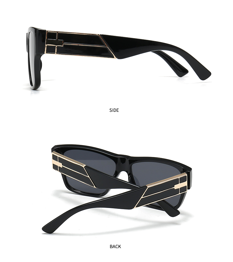 Modern Style Streetwear Geometric Pc Square Full Frame Women's Sunglasses display picture 7