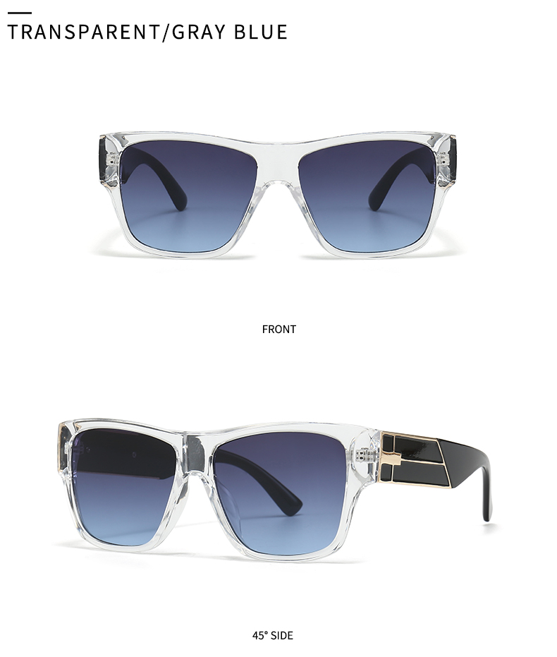 Modern Style Streetwear Geometric Pc Square Full Frame Women's Sunglasses display picture 11