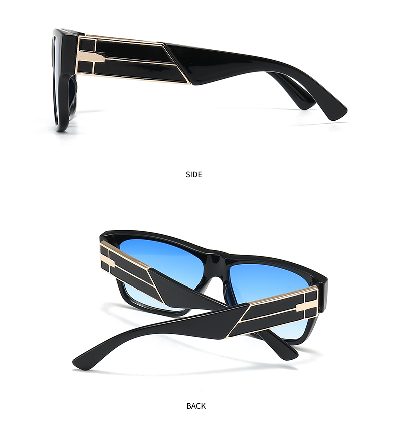 Modern Style Streetwear Geometric Pc Square Full Frame Women's Sunglasses display picture 8