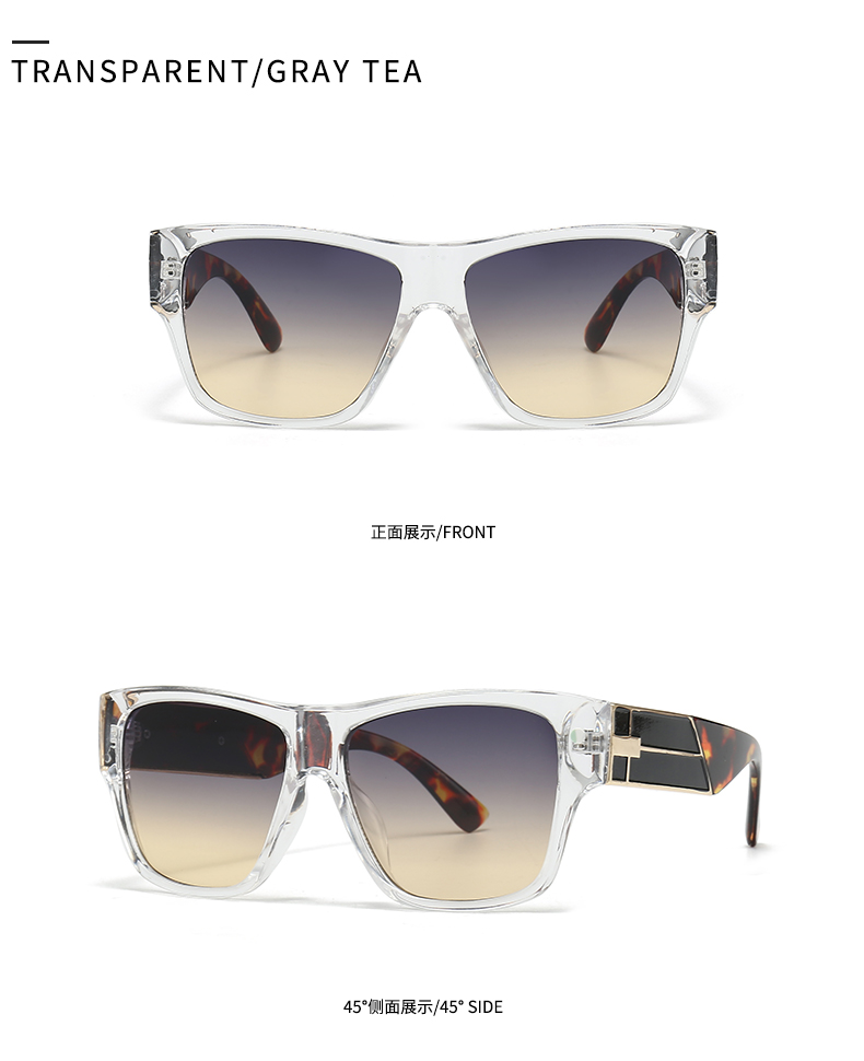 Modern Style Streetwear Geometric Pc Square Full Frame Women's Sunglasses display picture 19