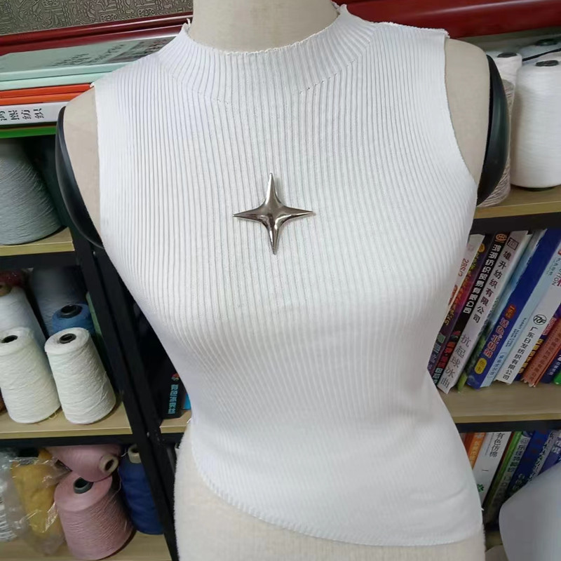 Mujeres Chaleco Camisetas Sin Mangas De Punto Casual Color Sólido display picture 9