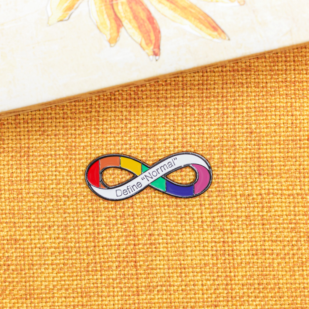 Ig Style Letter Colorful Infinity Metal Unisex Brooches display picture 5