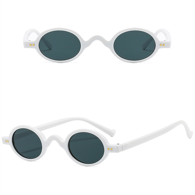 Funny Simple Style Color Block Ac Oval Frame Full Frame Men's Sunglasses display picture 16